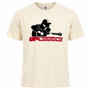 Comfort Colors Ryan Upchurch Graphic Tee M Cotton Cream Country Rock T-Shirt